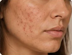 Manchas e marcas de acne